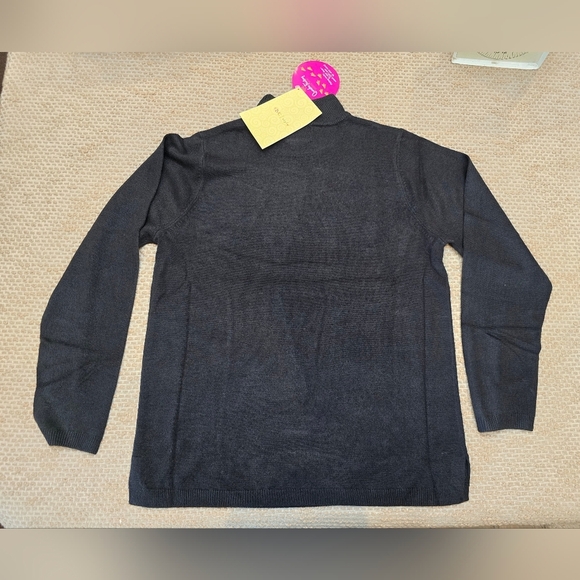 quacker factory Blouse Black Size Small - Picture 7 of 11